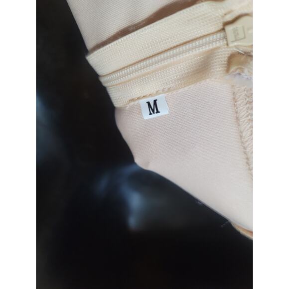 Womens Cocktail Dress Medium Pink Sheer Long Sleeve Mesh Bustier Bodycon Party - Picture 8 of 11